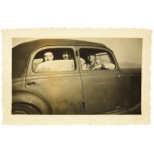 Wehrmacht pioneer soldiers in the trophy Citroen with units markings 2/ Pi.Btl 666